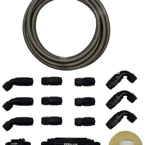 Natural Stainless Steel Hose Kit, 40ft w/ 10 Micron Filter and Check Valve